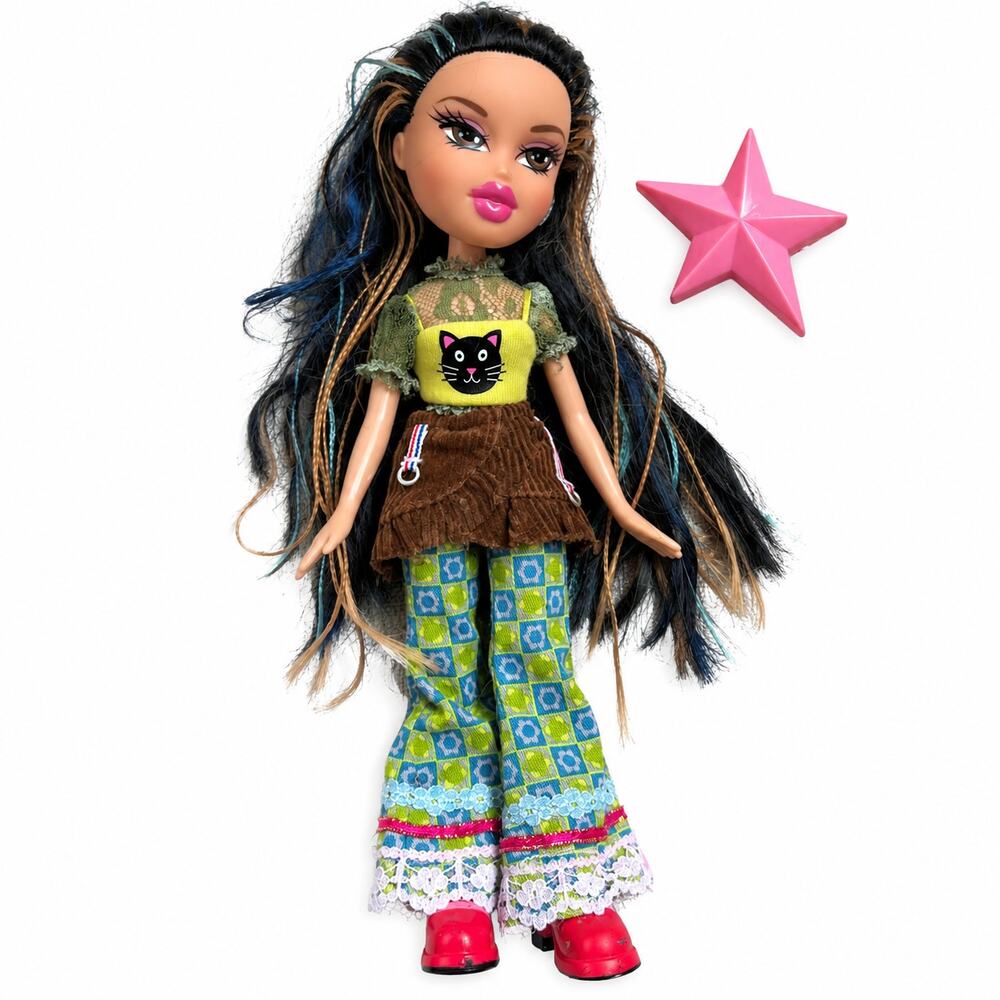 Bratz Tokyo A Go Go Jade 2004 Vintage Doll Cat Shirt Outfit Y2K MGA